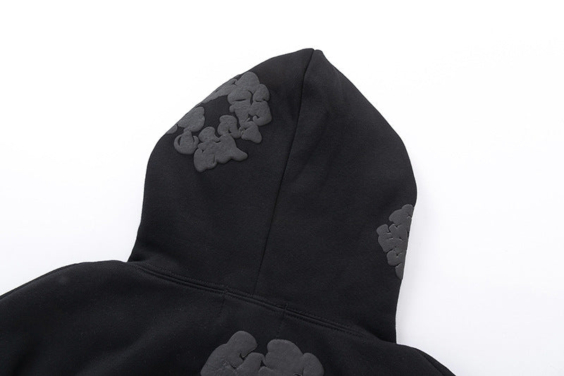 Denim Tears The Black Cotton Wreath Hoodie