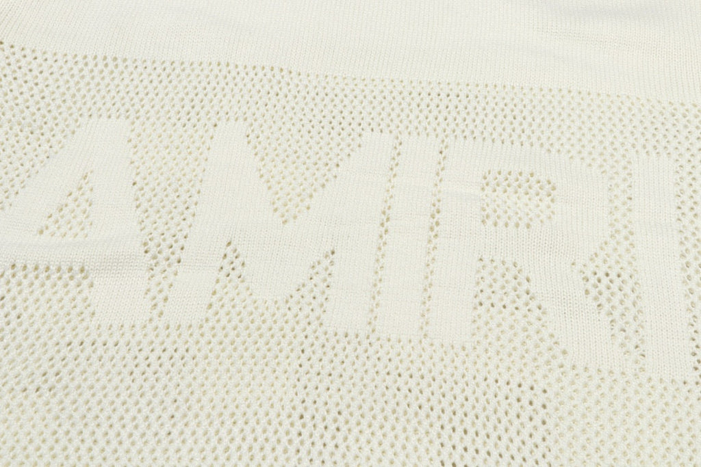 AMIRI Logo-Embossed Fine Knit Jumper