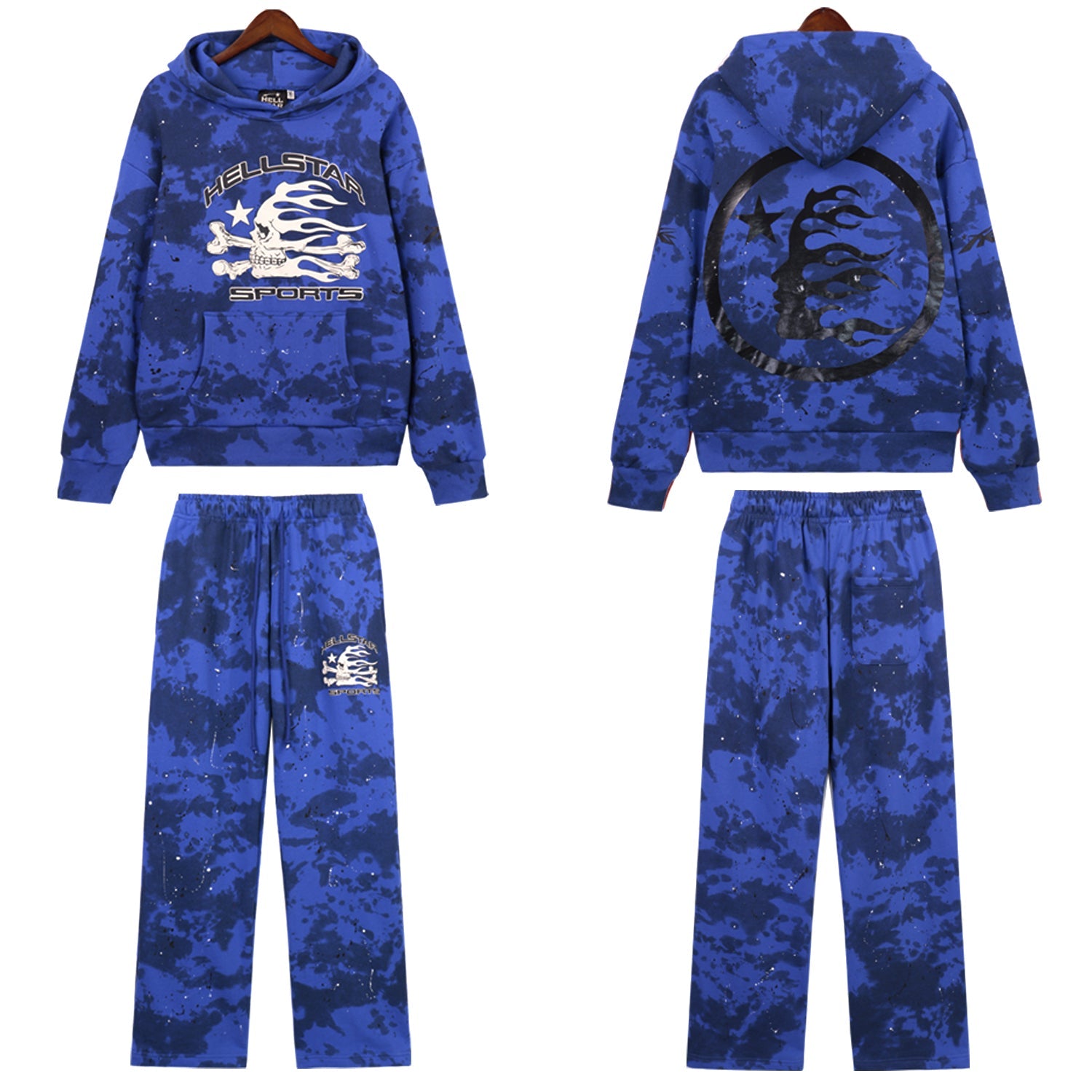Hellstar Studios New Hoodie and Pants Set