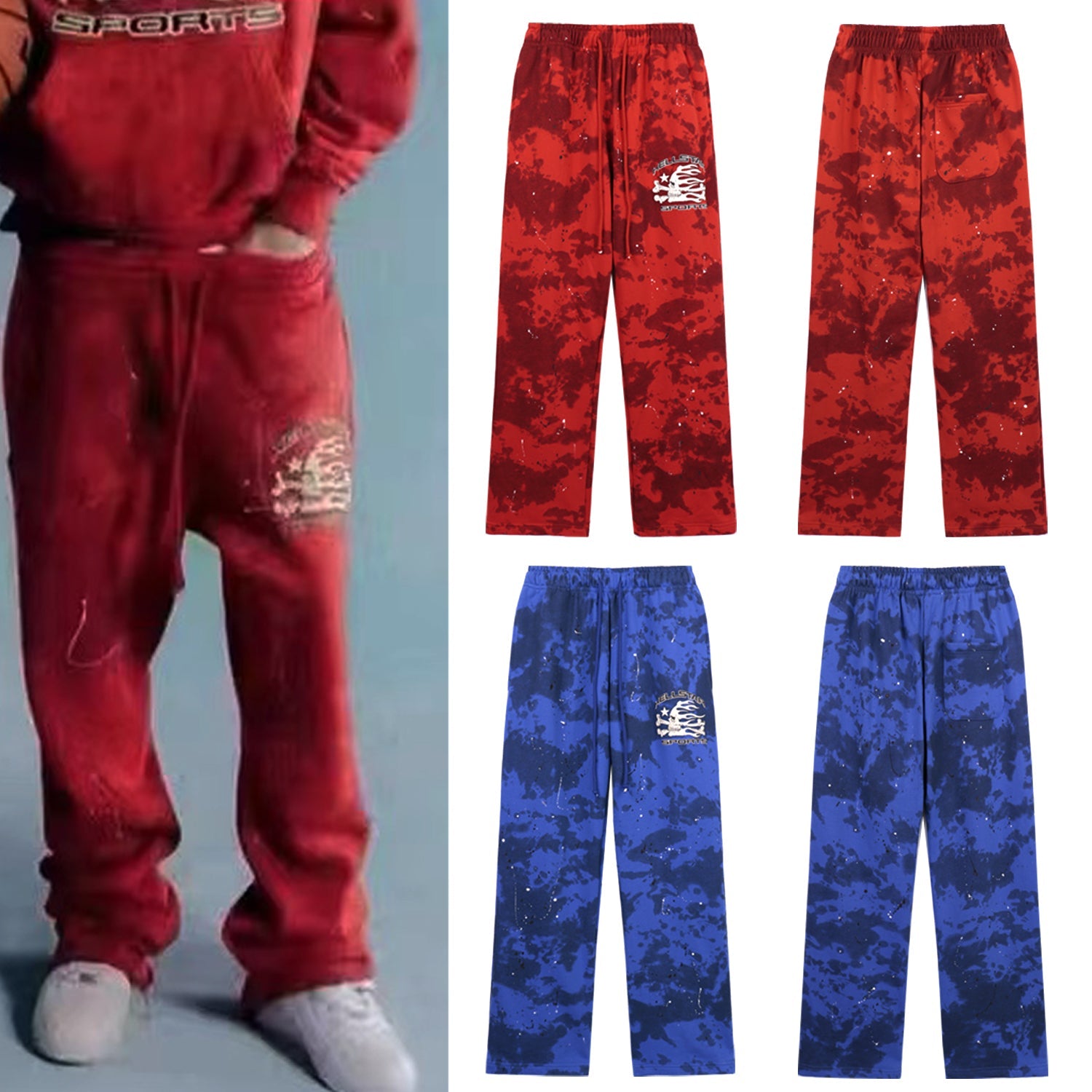 Hellstar Studios New Hoodie and Pants Set